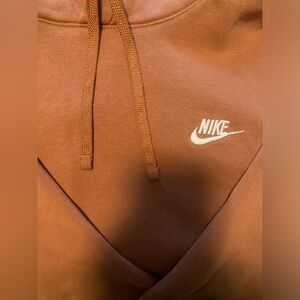 Burnt Orange Faded Wash Nike Hoodie